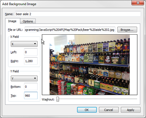 background image settings