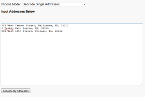 loading into geocoder